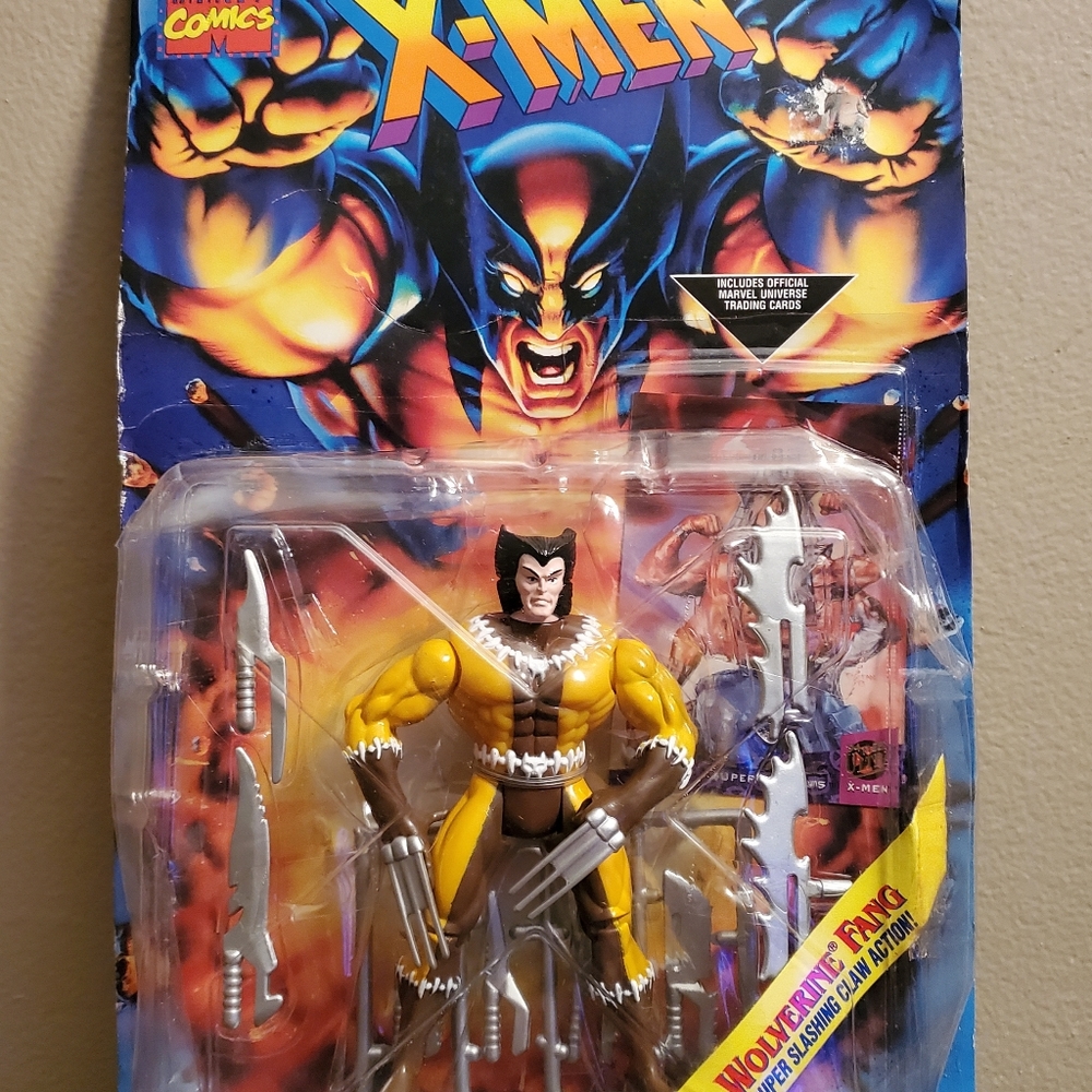 NIB 1995 X-Men Wolverine Fang Figurine